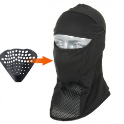 Balaclava with a protective mask - Black [TMC]
